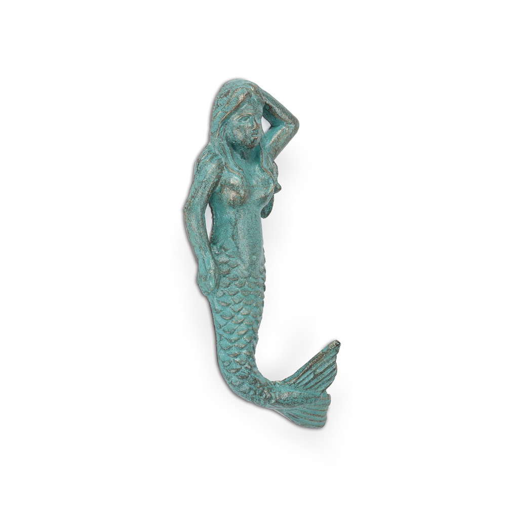 Picture of Abbott Collection AB-27-IRONAGE-288 6 in. Mermaid Wall Hook&#44; Verdigris