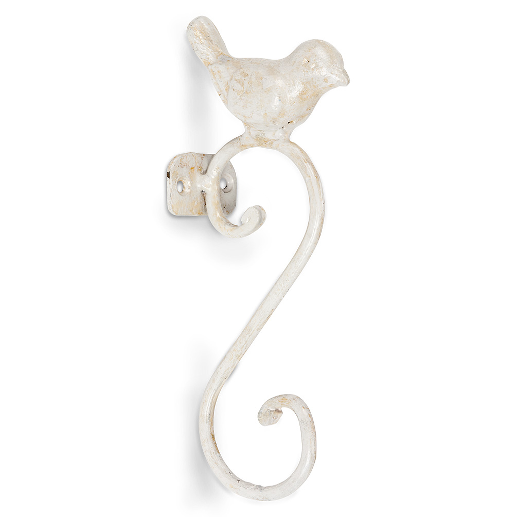 Picture of Abbott Collection AB-27-FORGE-100 7 in. Bird Wall Hook&#44; Antique White - Small