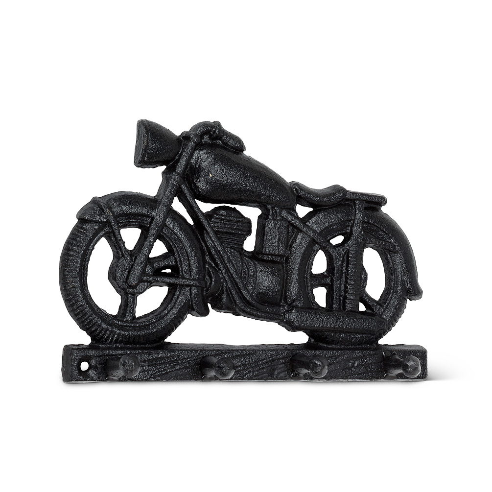 Picture of Abbott Collection AB-27-IRONAGE-329 8 in. Motorcycle Wall Hook&#44; Black