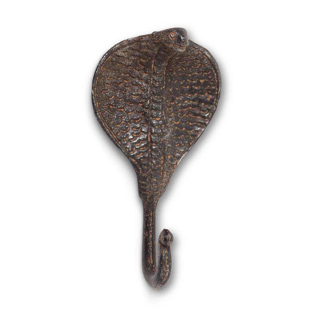 Picture of Abbott Collection AB-27-SMITH-569 7 in. King Cobra Wall Hook&#44; Antique Brown