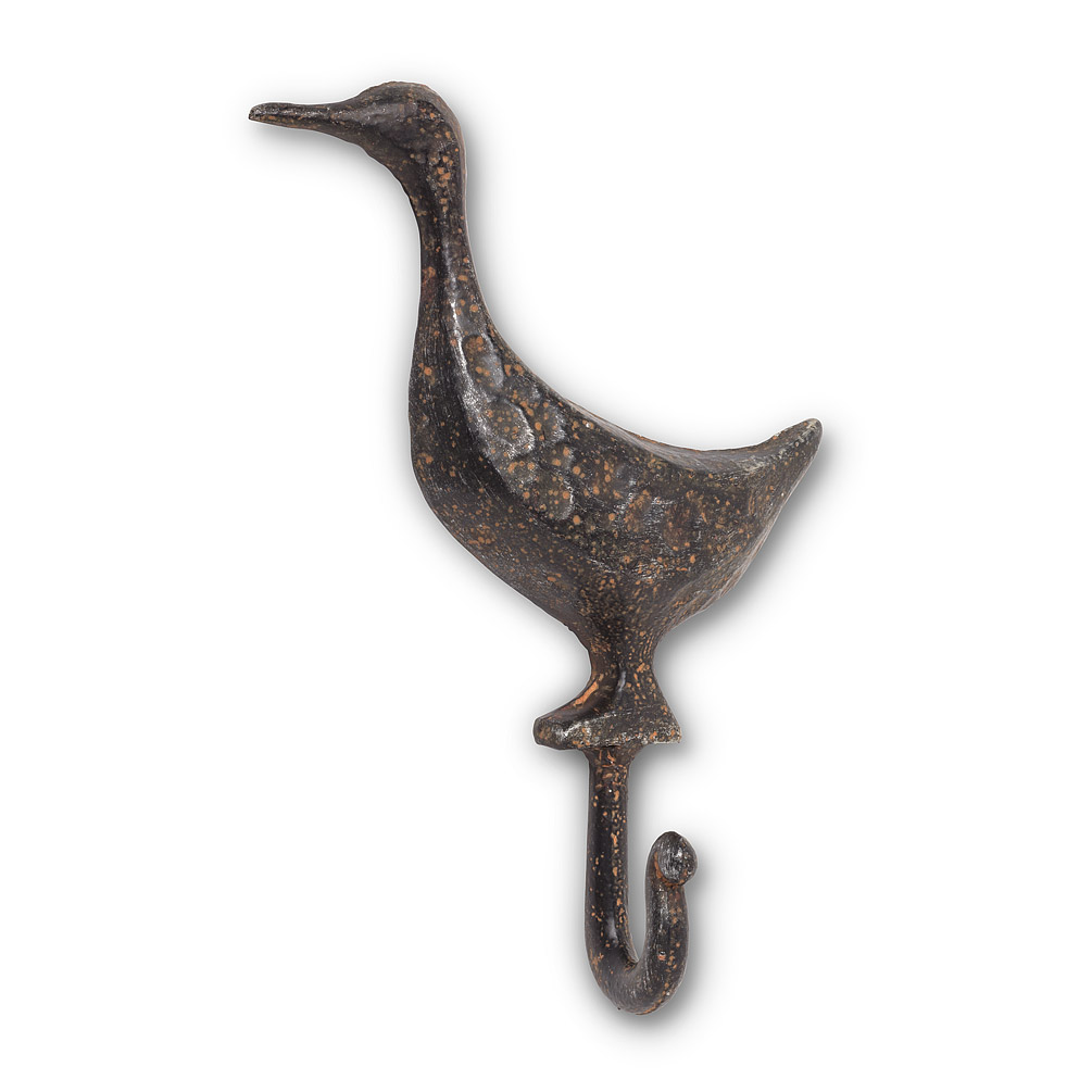 Picture of Abbott Collection AB-27-SMITH-361 8 in. Standing Goose Wall Hook&#44; Antique Brown