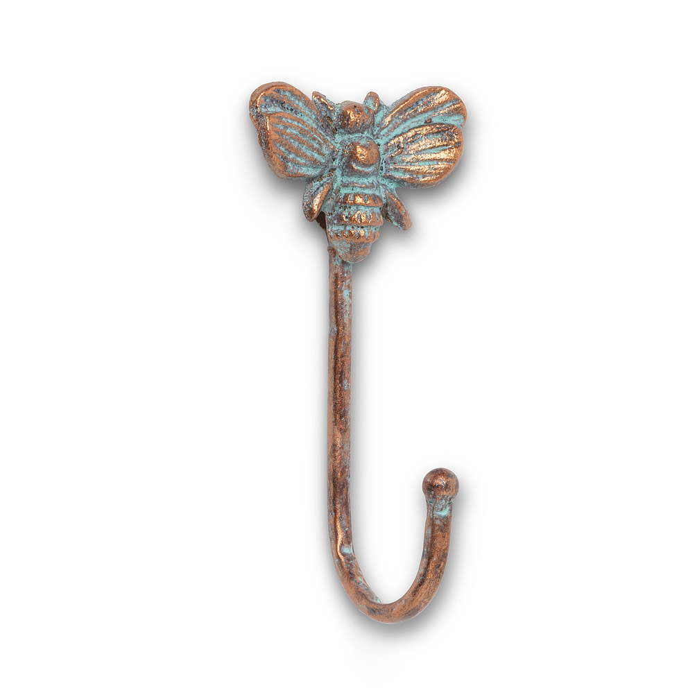 Picture of Abbott Collection AB-27-SMITH-623 5.5 in. Queen Bee Wall Hook&#44; Verdigris