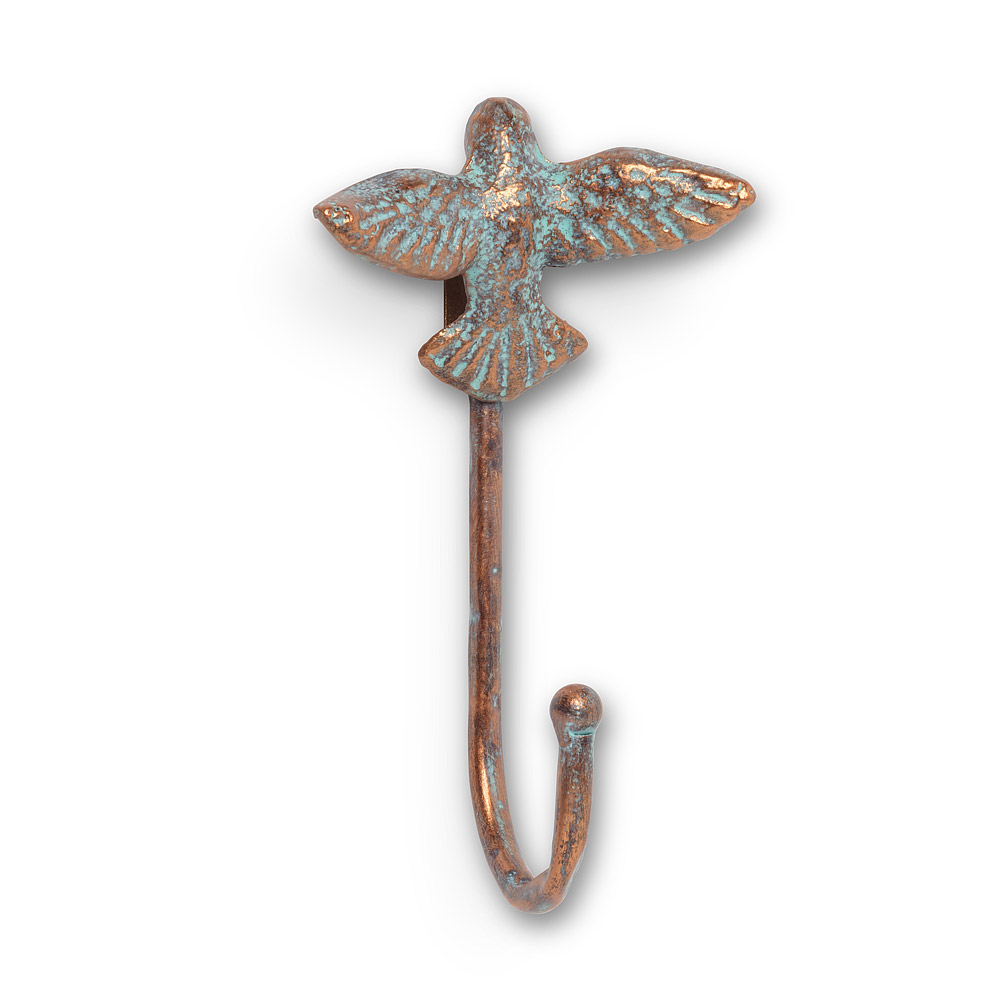 Picture of Abbott Collection AB-27-SMITH-233 6 in. Hummingbird Wall Hook&#44; Verdigris
