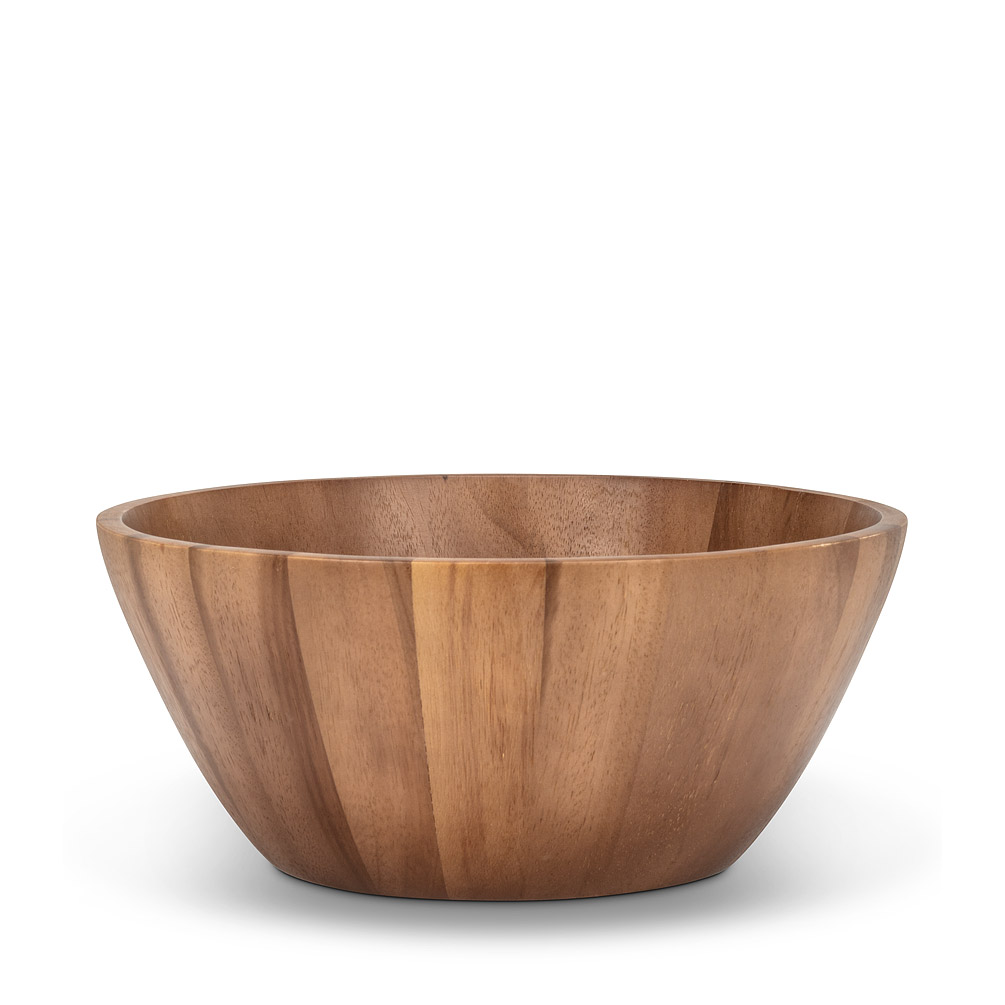 Picture of Abbott Collection AB-75-WOODWORK-22 13.75 in. Acacia Wood Deep Bowl, Large