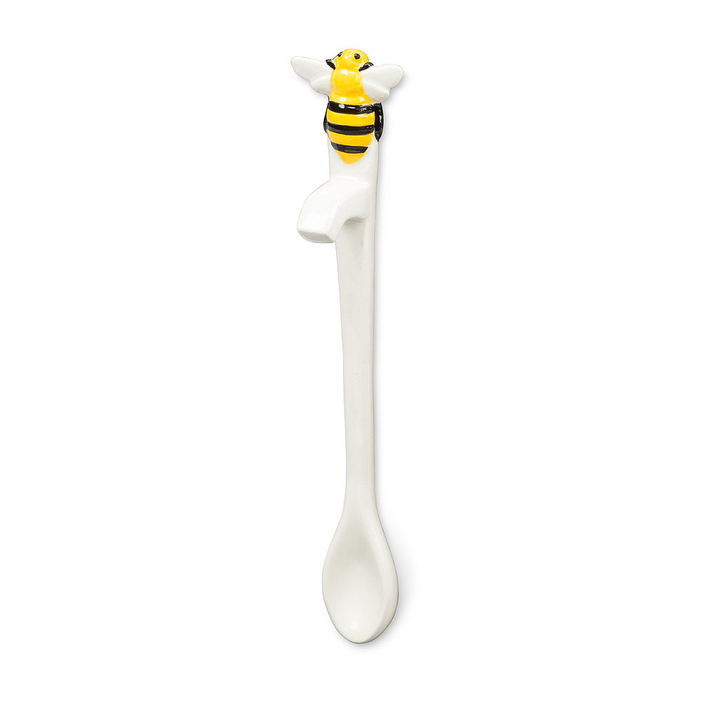 Picture of Abbott Collection AB-27-STIR-BEE 6 in. Bee Hanging Spoon&#44; White & Yellow