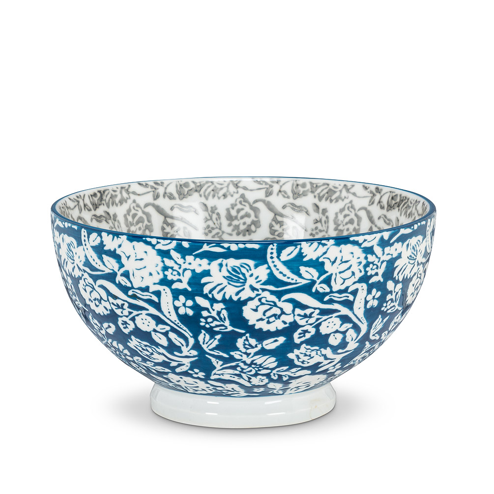 Picture of Abbott Collection AB-27-RAMEN-088 6 in. Porcelain Deep Bowl&#44; Blue & Grey