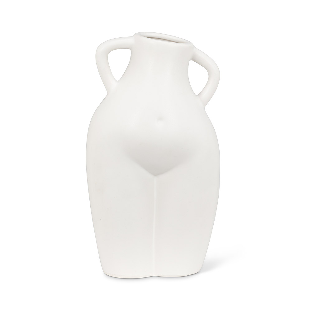 Picture of Abbott Collection AB-27-FEMME-165-WHT 9 in. Feminine Body Vase, Matte White