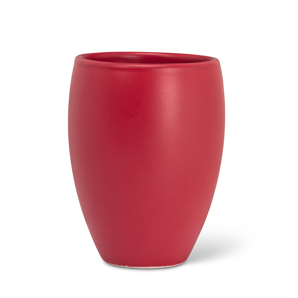 Picture of Abbott Collection AB-27-MOJO-RED 4.5 in. Porcelain Handleless Mug, Matte Red