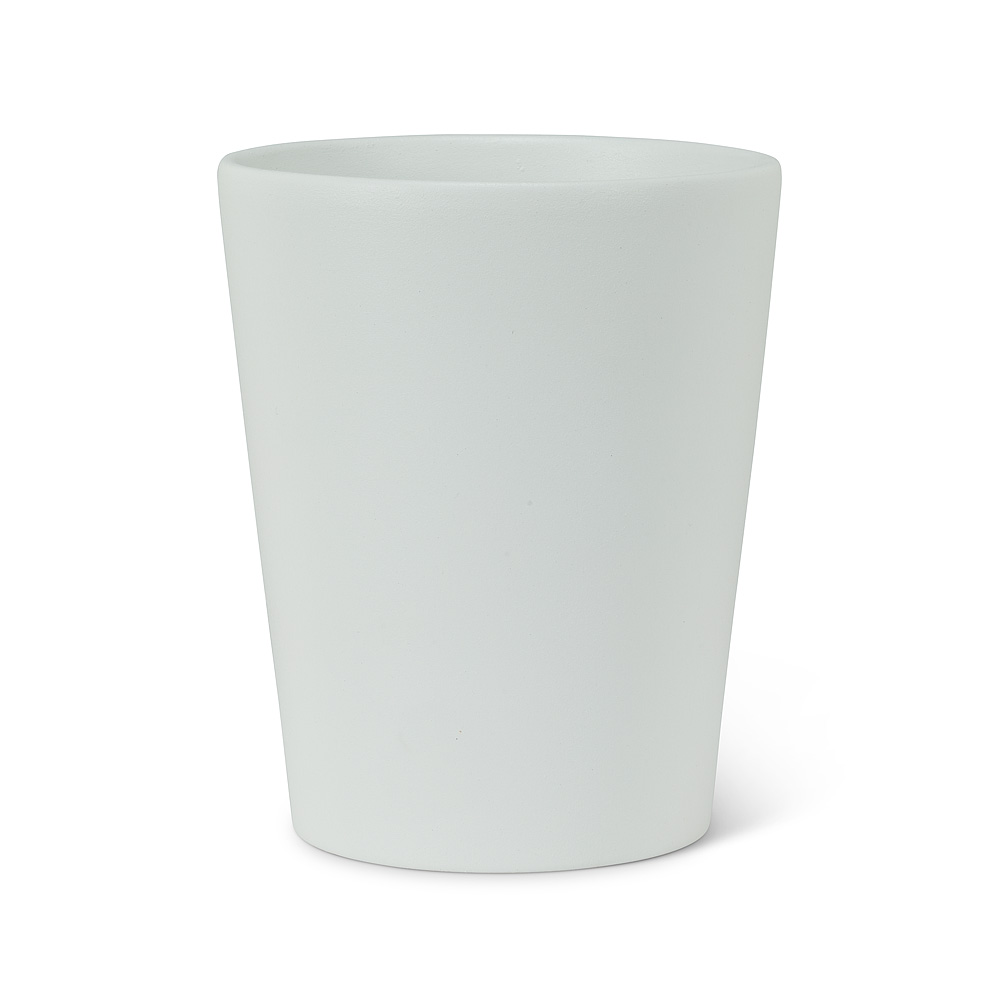 Picture of Abbott Collection AB-85-STOCKHOLM-ORCHID 6 in. Classic Taper Orchid Pot&#44; White