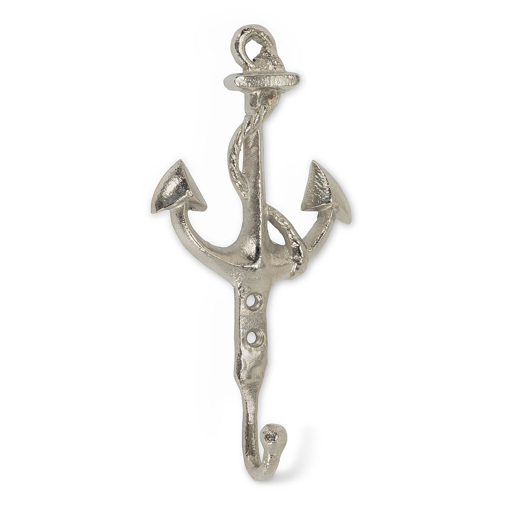 Picture of Abbott Collection AB-92-MARINE-223 8 in. Anchor Single Wall Hook&#44; Nickel plated