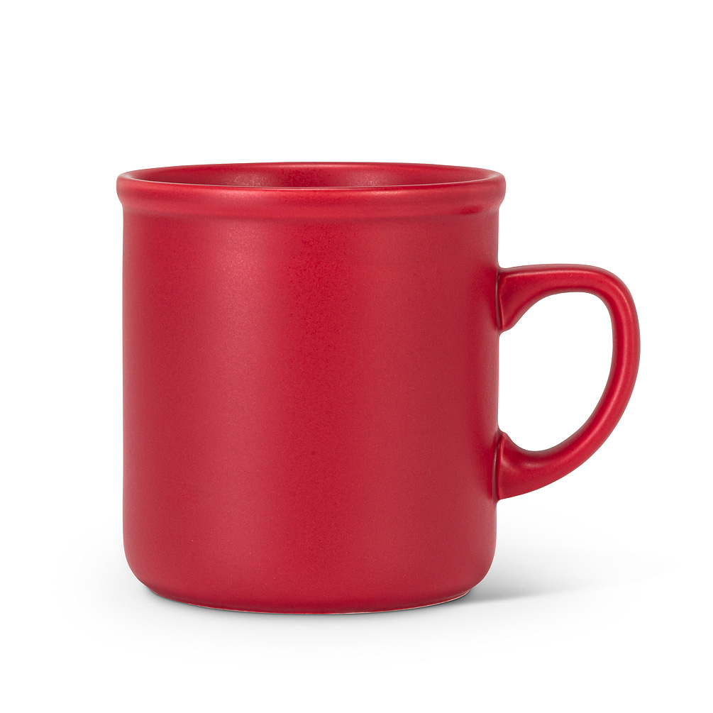 Picture of Abbott Collection AB-27-MATTE-MUG-RED 3.5 in. Stoneware Classic Mug, Matte Red