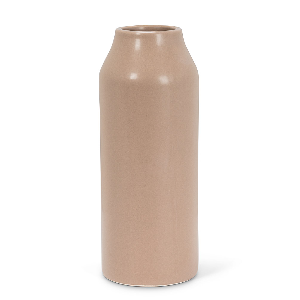 Picture of Abbott Collection AB-27-CASHMERE-970 9 in. Ceramic Plant Vase, Matte Taupe - Large