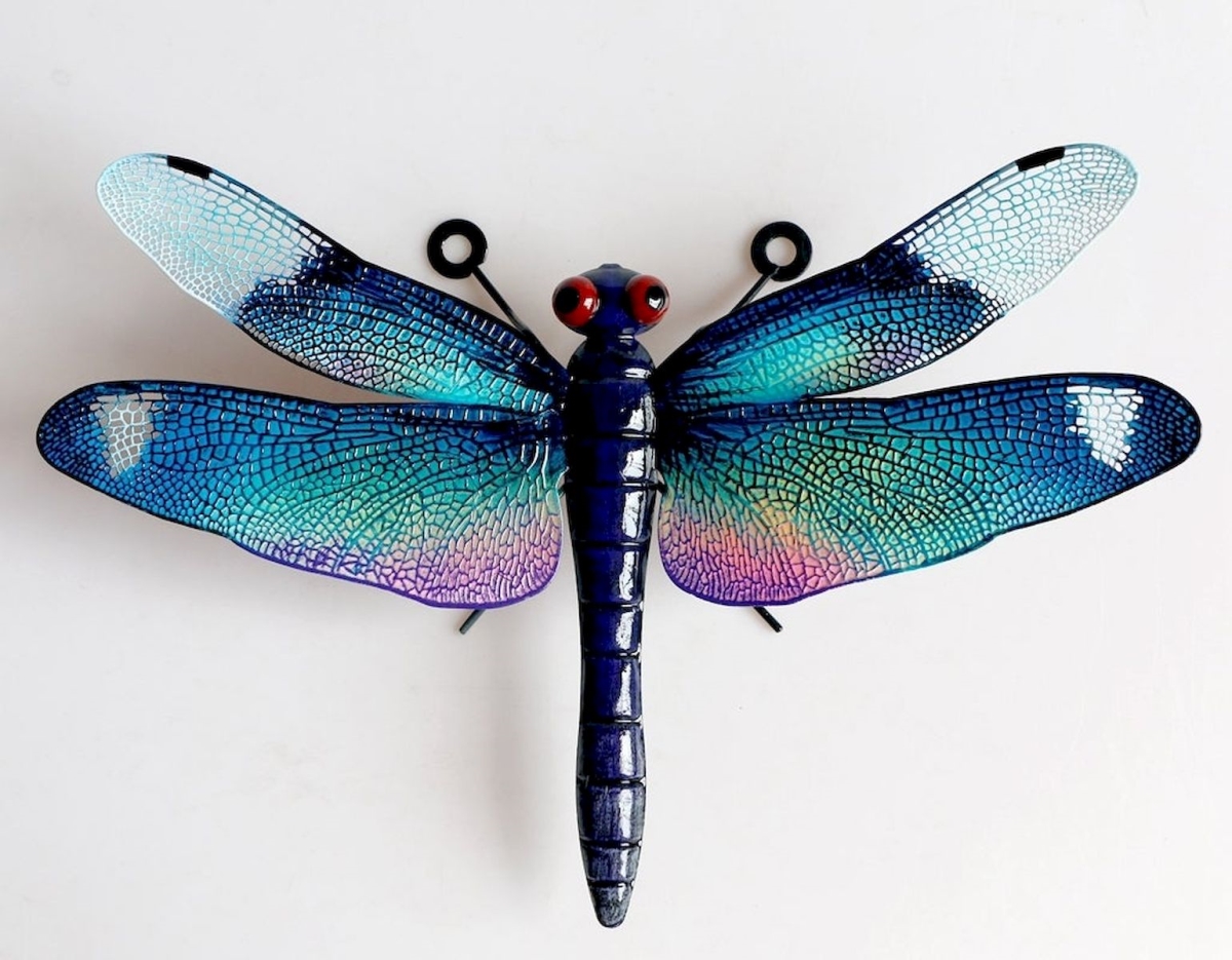 Metal Dragonfly Wall Decor