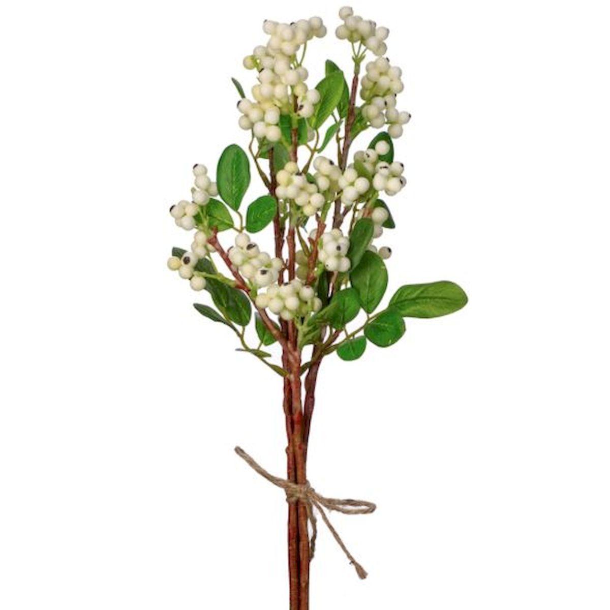 White Berry Bouquet Faux Plants & Trees