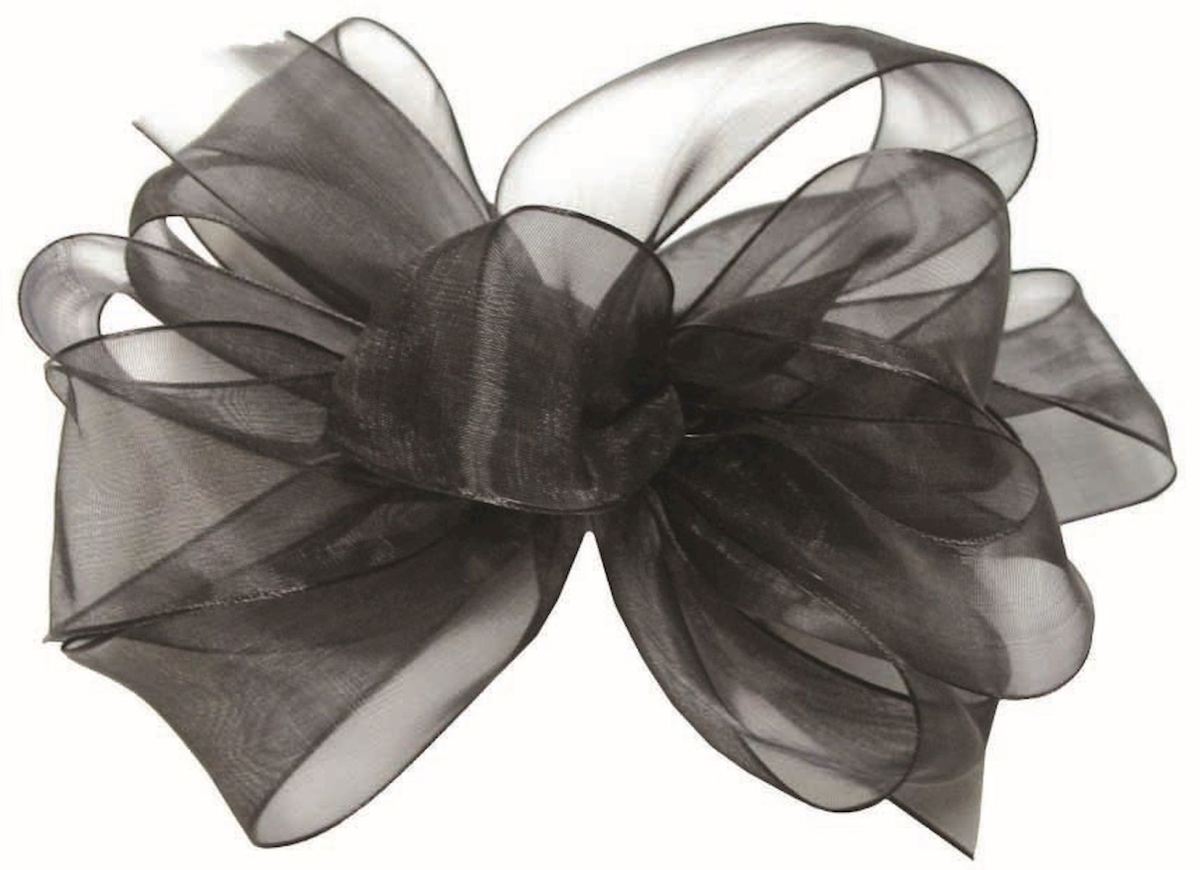 Picture of Mr. MJs Trading AI-189926 1.5 in. Black Chiffon Ribbon