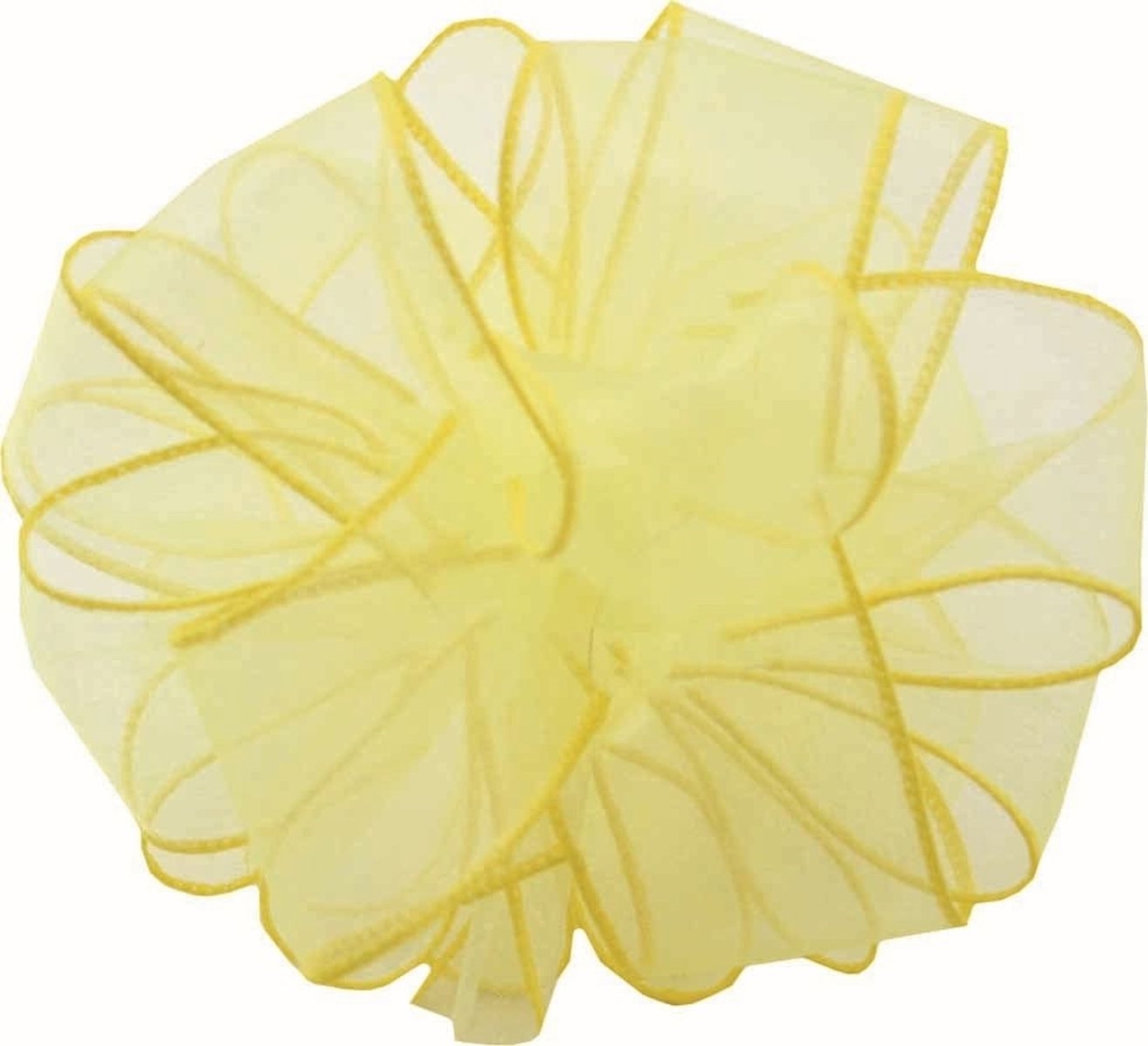 Picture of Mr. MJs Trading AI-190905 Yellow Spring Sheer Wired Ribbon