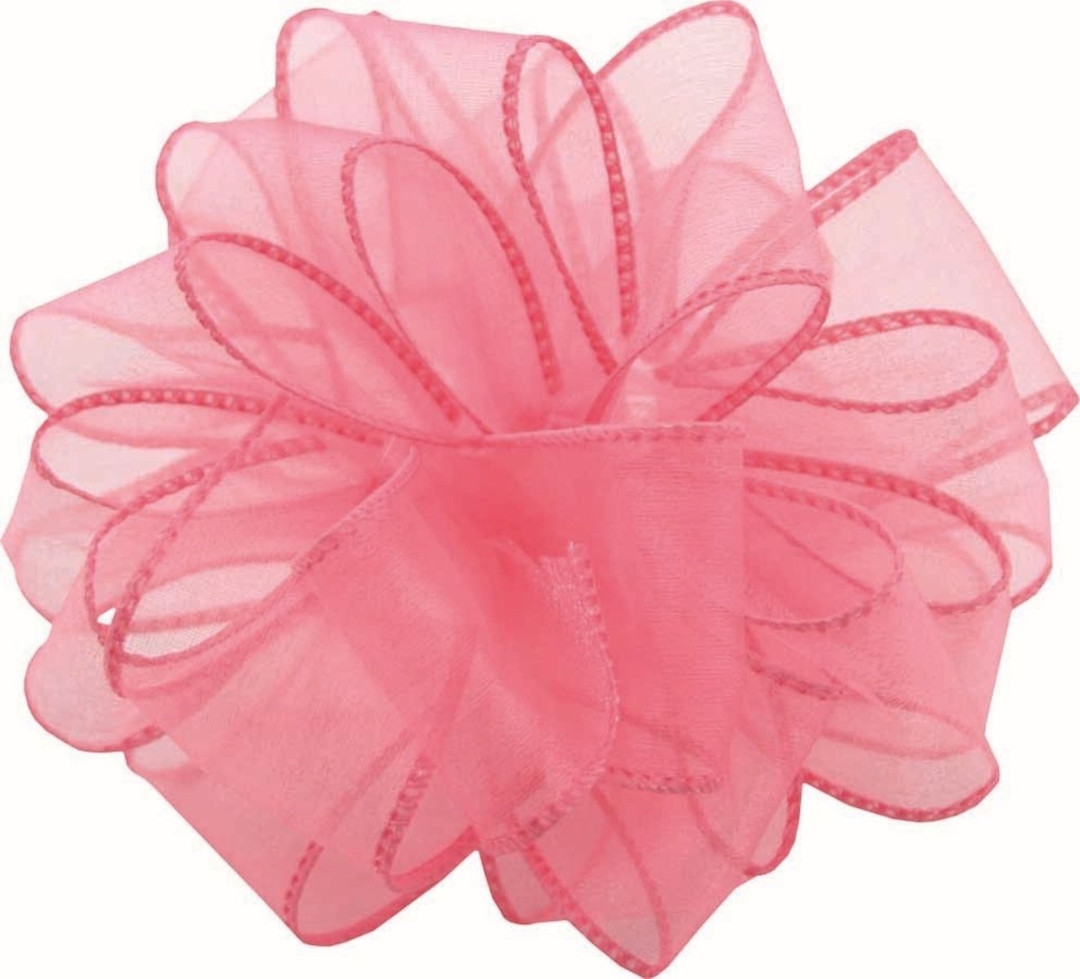 Picture of Mr. MJs Trading AI-190927 Azalea Pink Spring Sheer Wired Ribbon