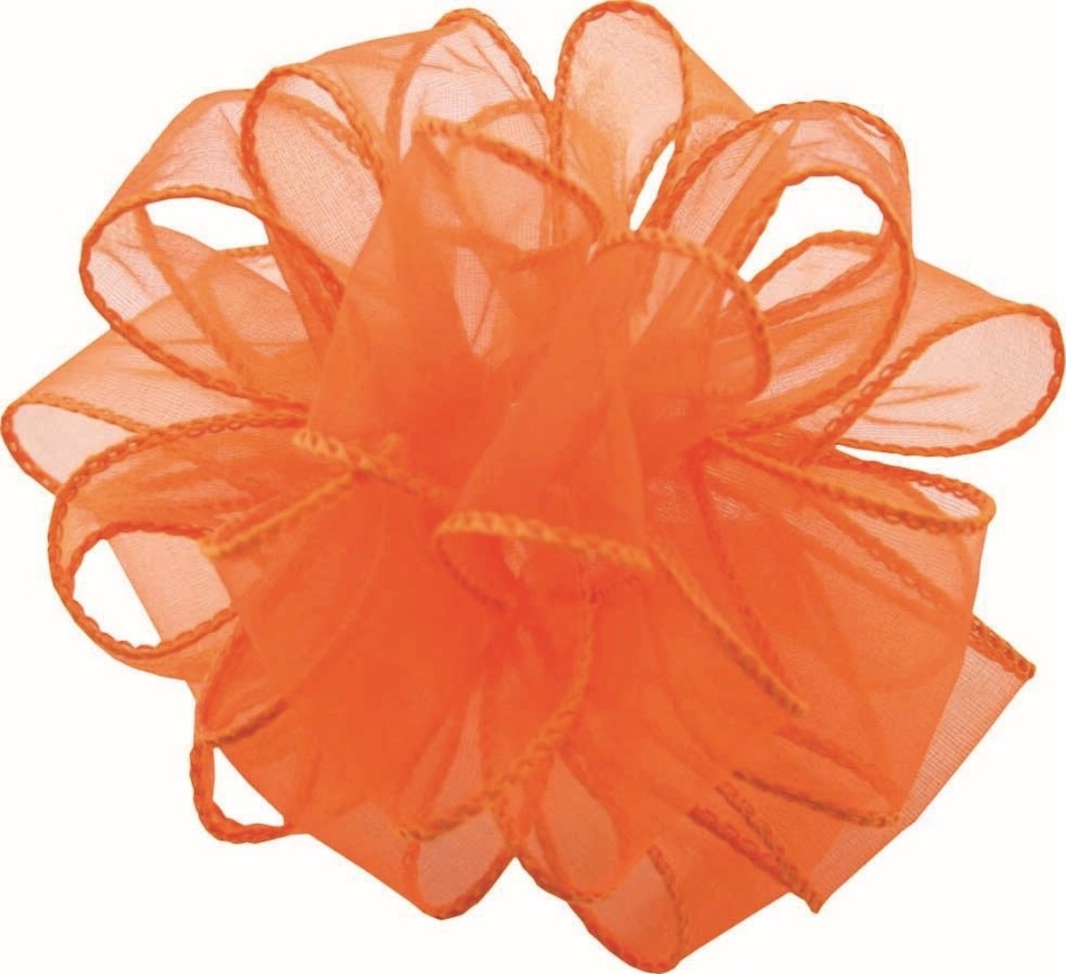 Picture of Mr. MJs Trading AI-190935 Orange Sheer Essence Wired Ribbon