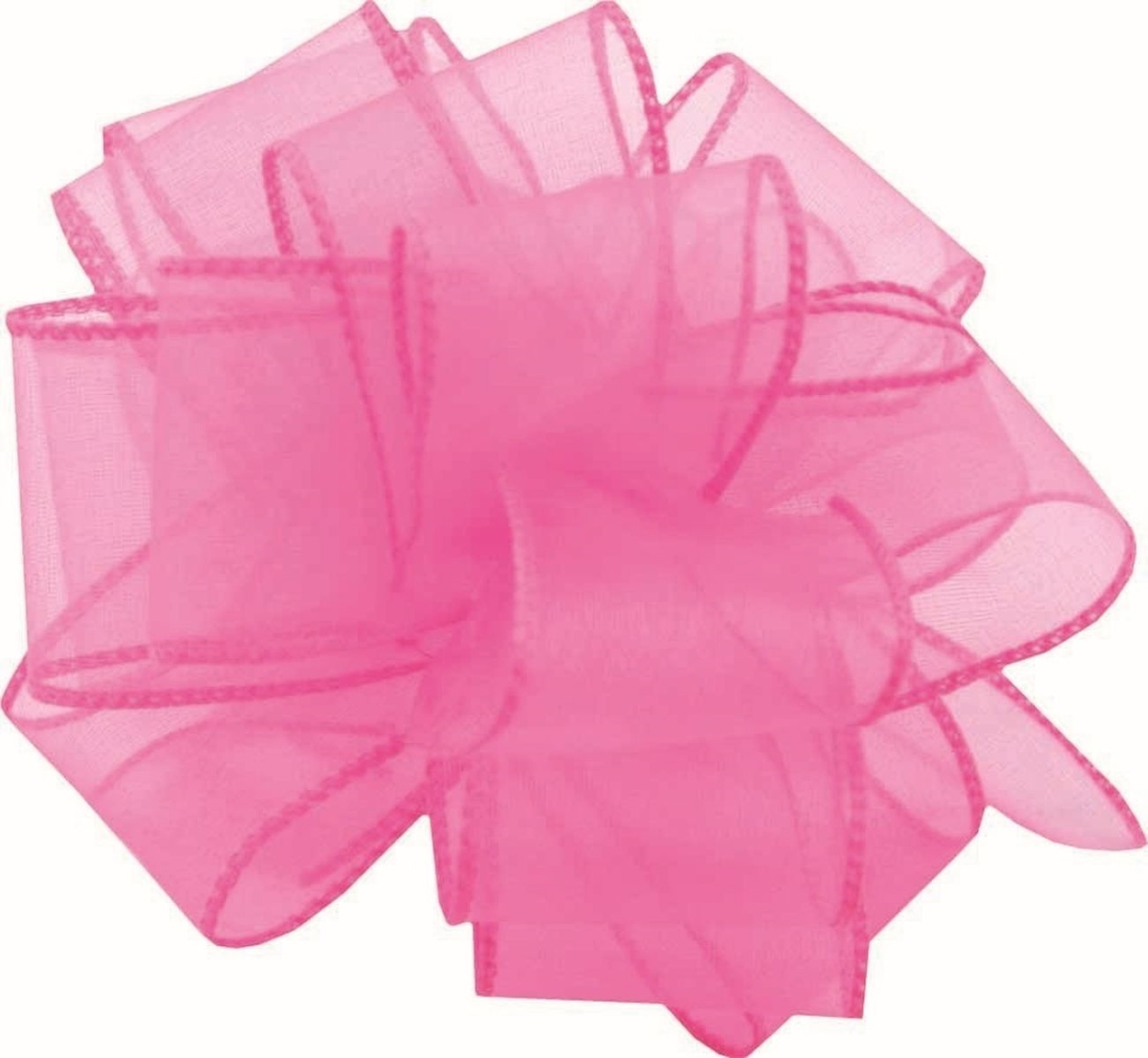 Picture of Mr. MJs Trading AI-190946 Hot Pink Spring Sheer Wired Ribbon
