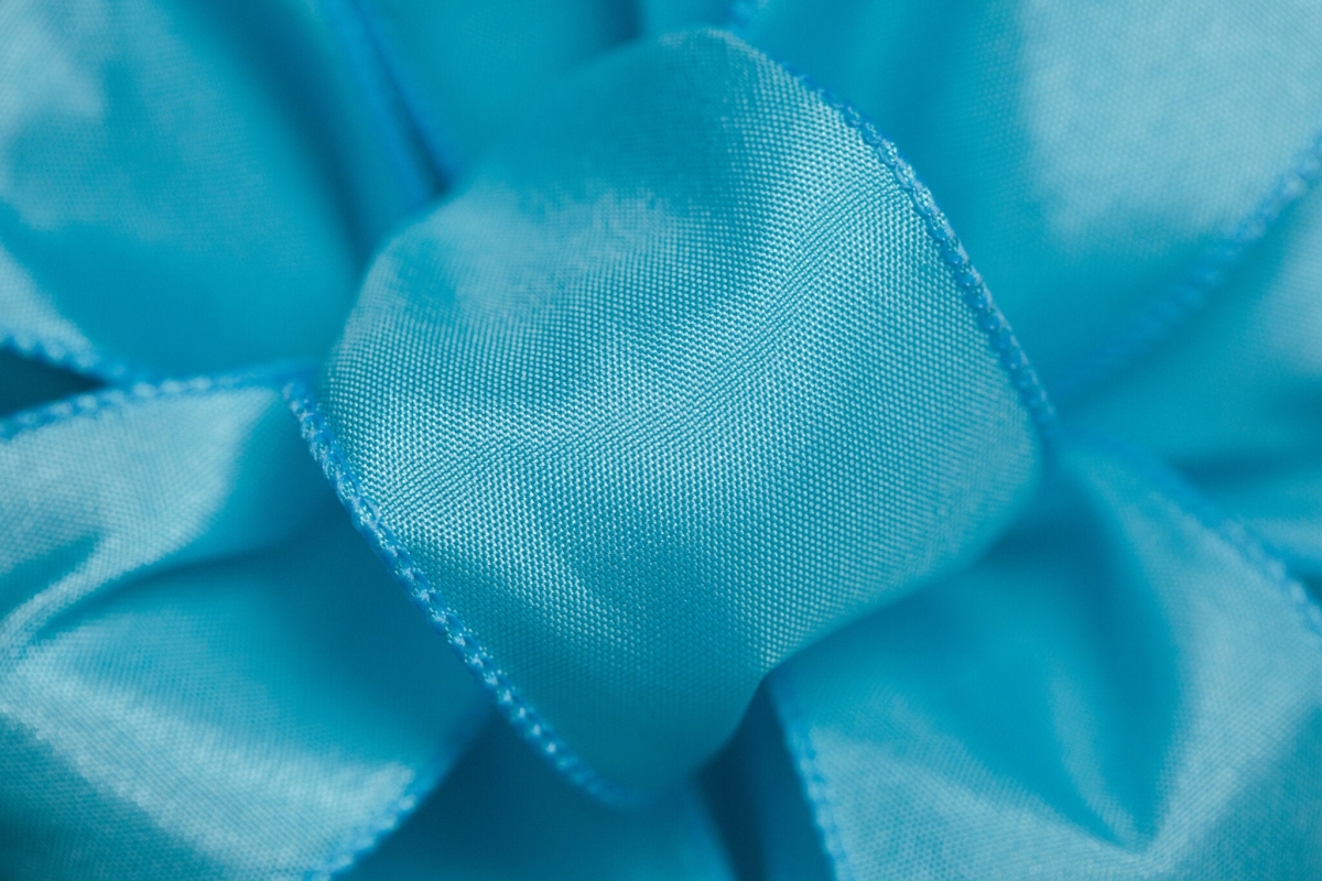 Picture of Mr. MJs Trading AI-198910 Turquoise Taffeta Wired Ribbon