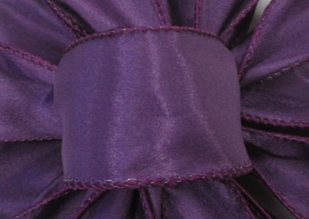 Picture of Mr. MJs Trading AI-198984 Plum Taffeta Wired Ribbon