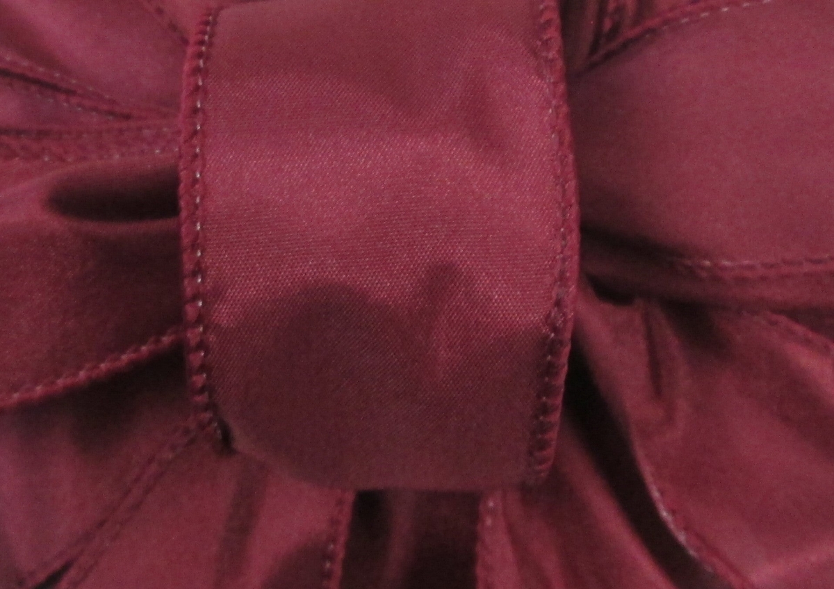 Picture of Mr. MJs Trading AI-198994 Burgundy Taffeta Wired Ribbon