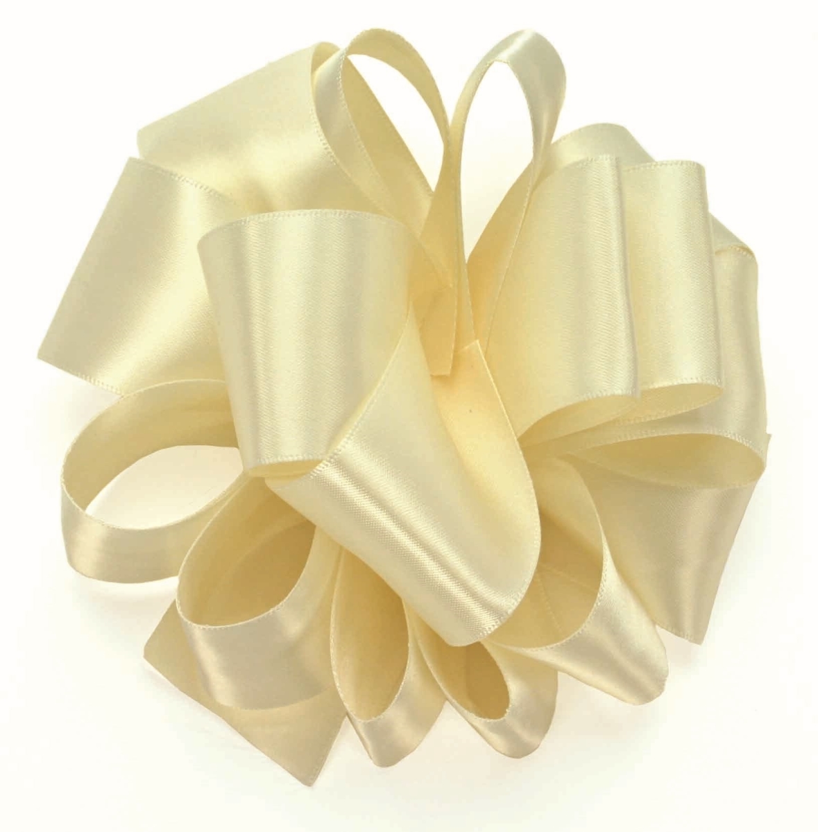 Picture of Mr. MJs Trading AI-22059810 Double Face Ivory Satin Ribbon