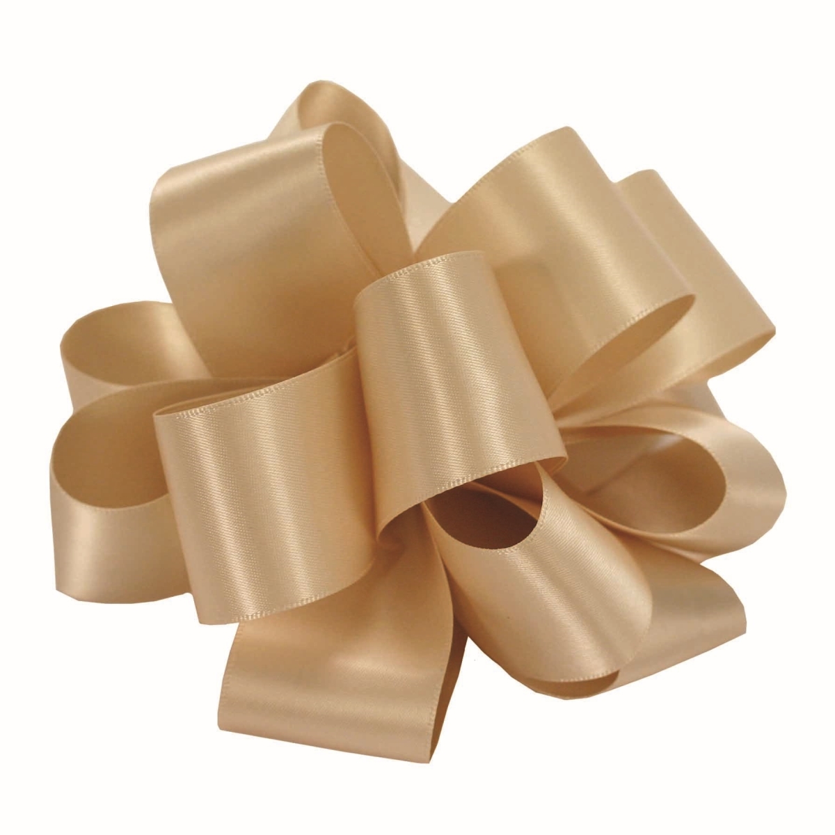 Picture of Mr. MJs Trading AI-22059821 Chardonnay Gold Double Face Satin Ribbon