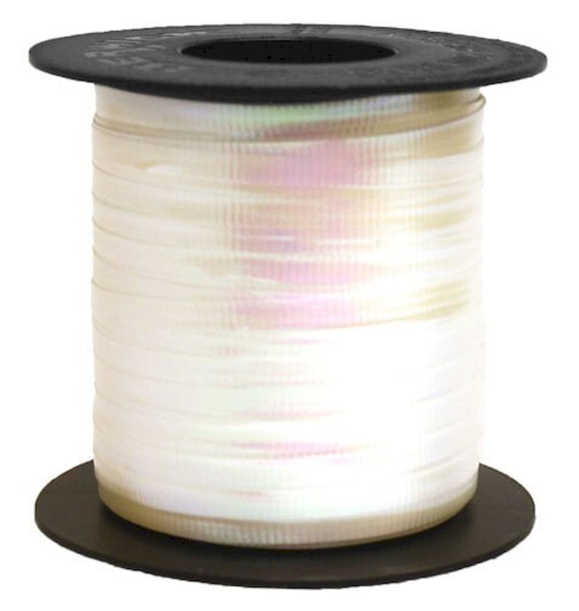 Picture of Mr. MJs Trading AI-31099 0.19 in. x 250 Yards White Iridescent Uncrimped Ribbon