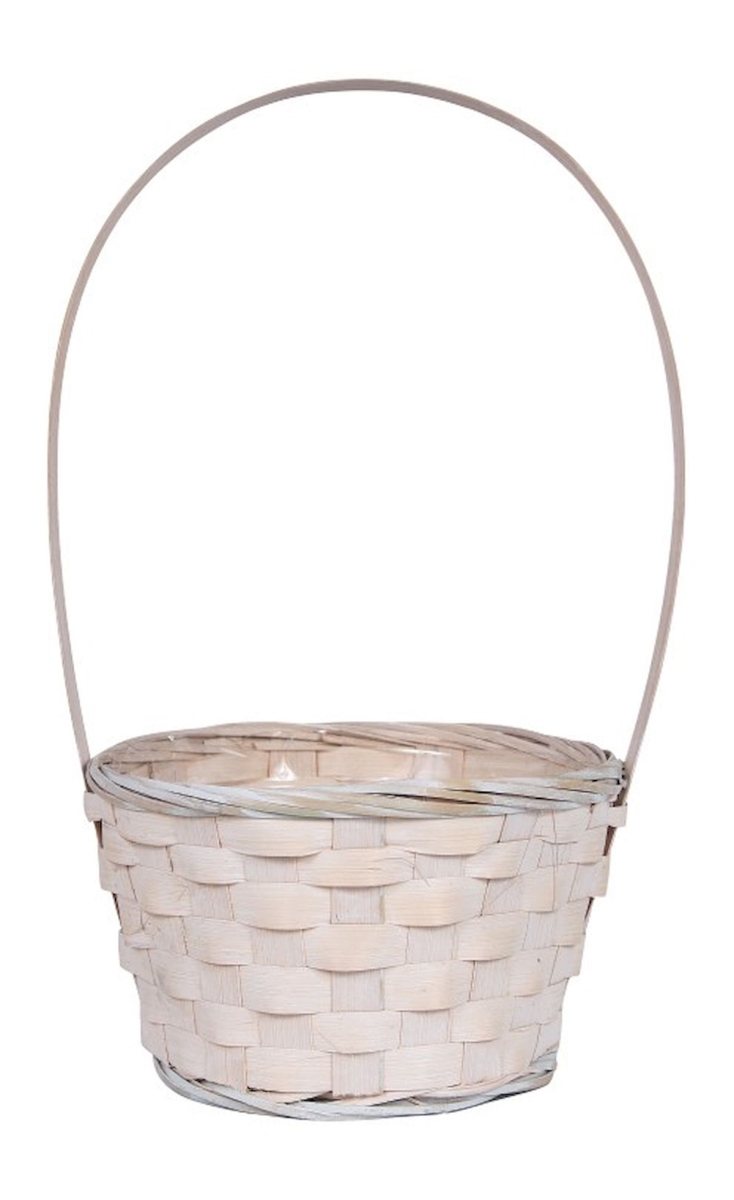 AI-4512WW Bamboo White Washed Basket