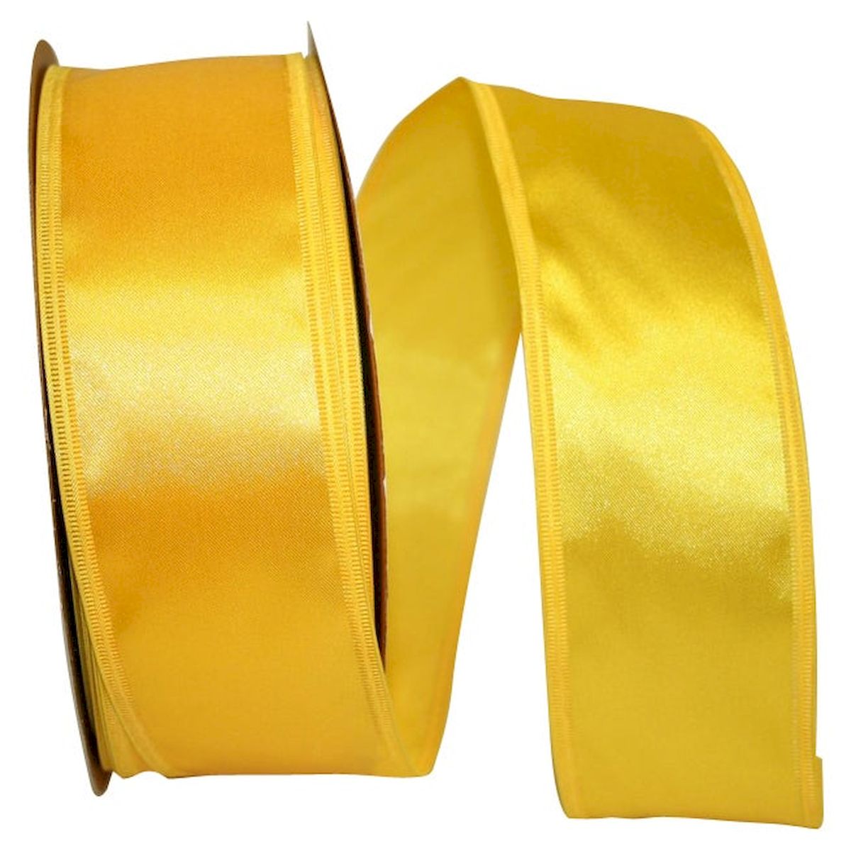 Picture of Mr. MJs Trading AI-510216079 Yellow Dyna Satin Ez Wired Ribbon