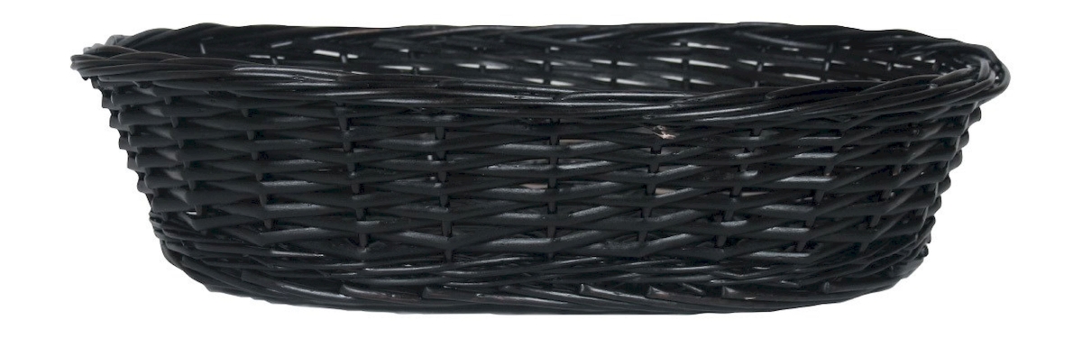 Black Oval Willow Basket