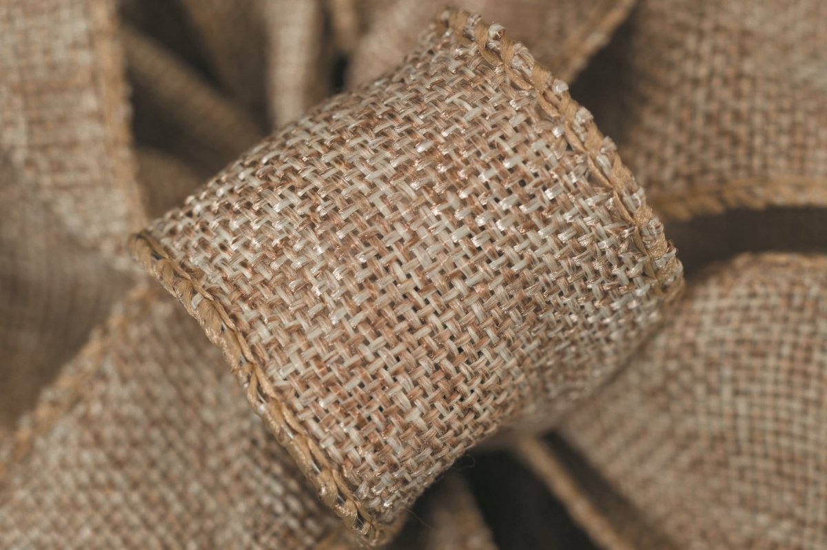AI-627987 Natural Burlap Wired Ribbon