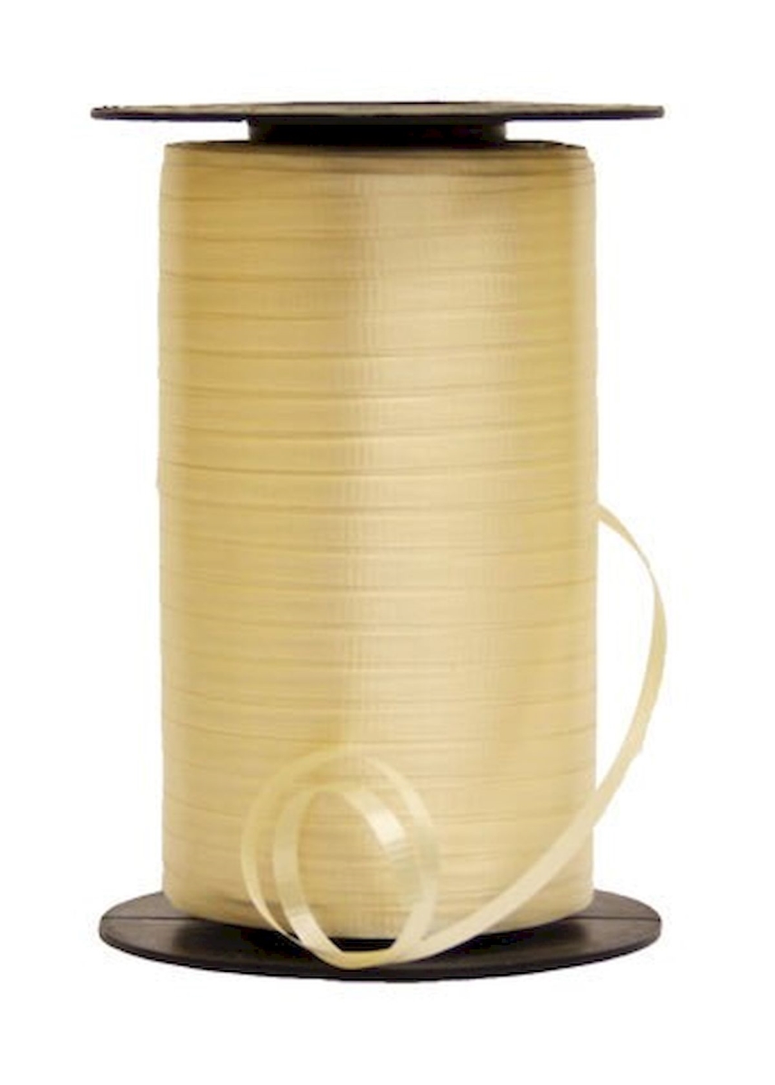 0.19 in. x 500 Yards Vanilla Curling Ribbon