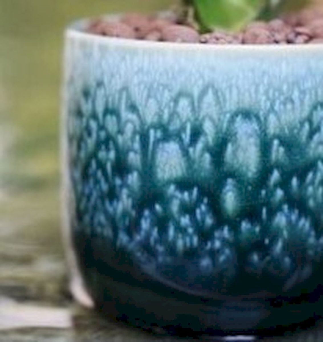 Marine Blues Ceramic Planter