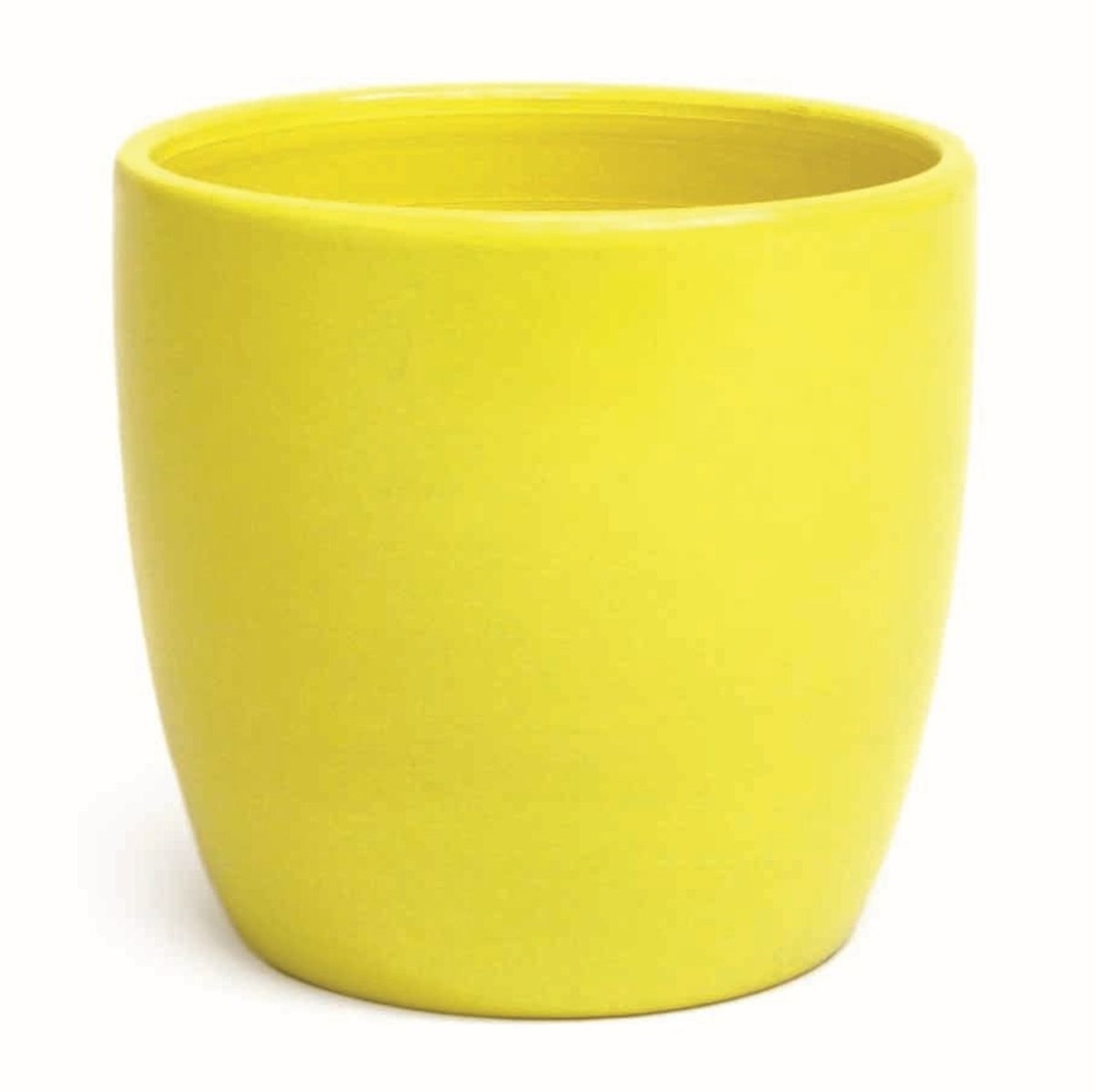 Yellow Round Planter