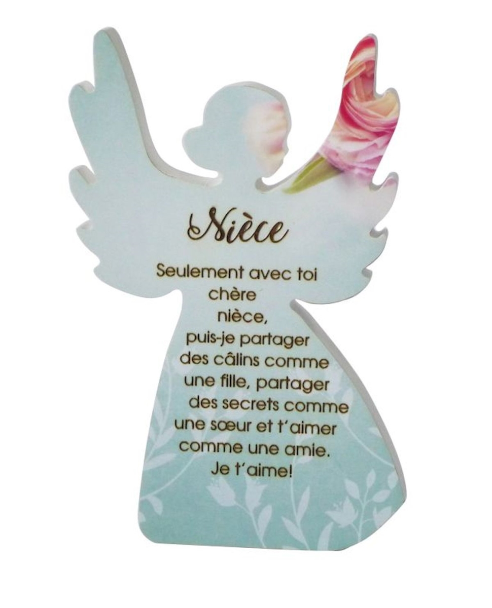 SC-FY305 Ange Avec Dits - Niece Plaque