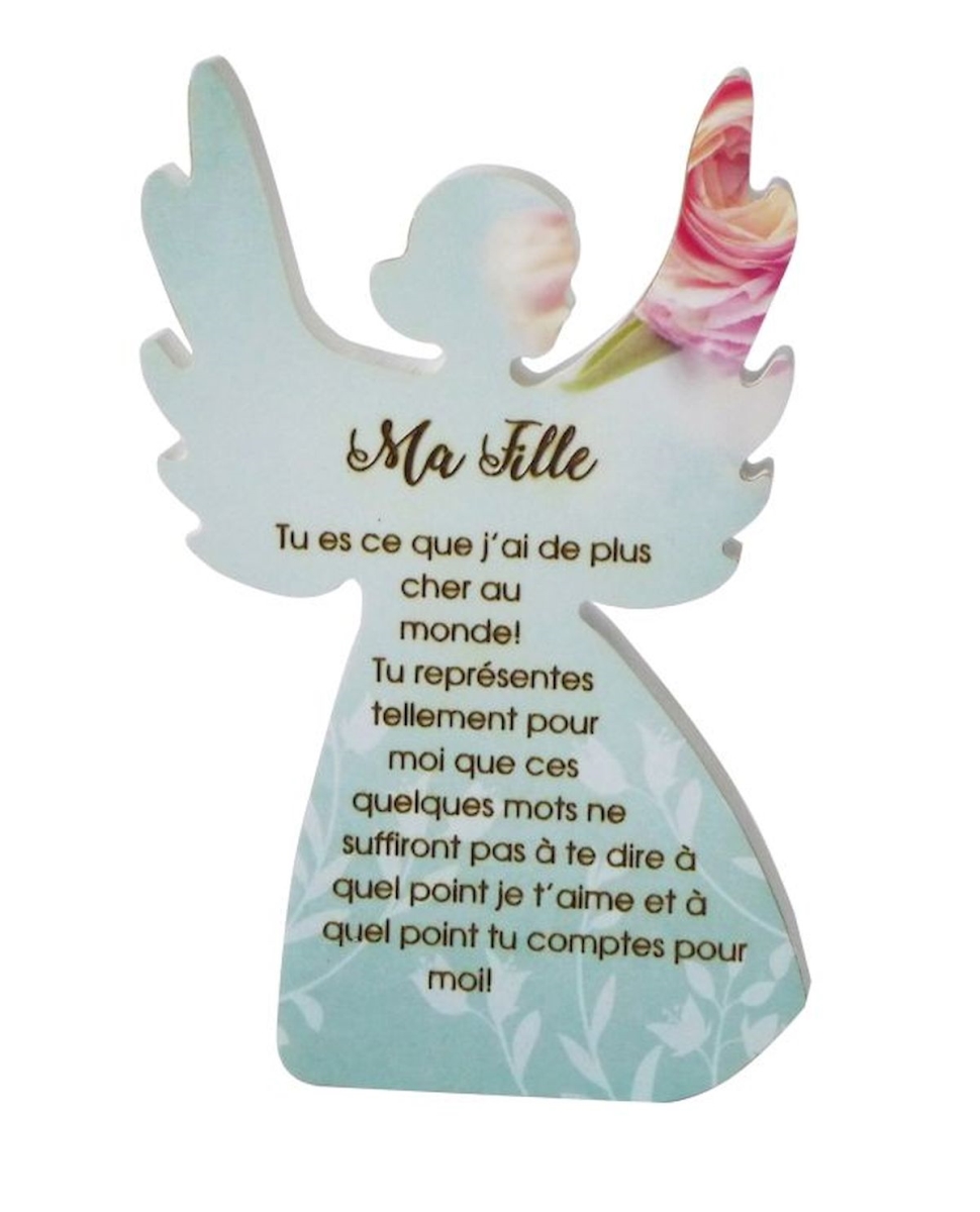 SC-FY308 Ange Avec Dits - Ma Fille Plaque