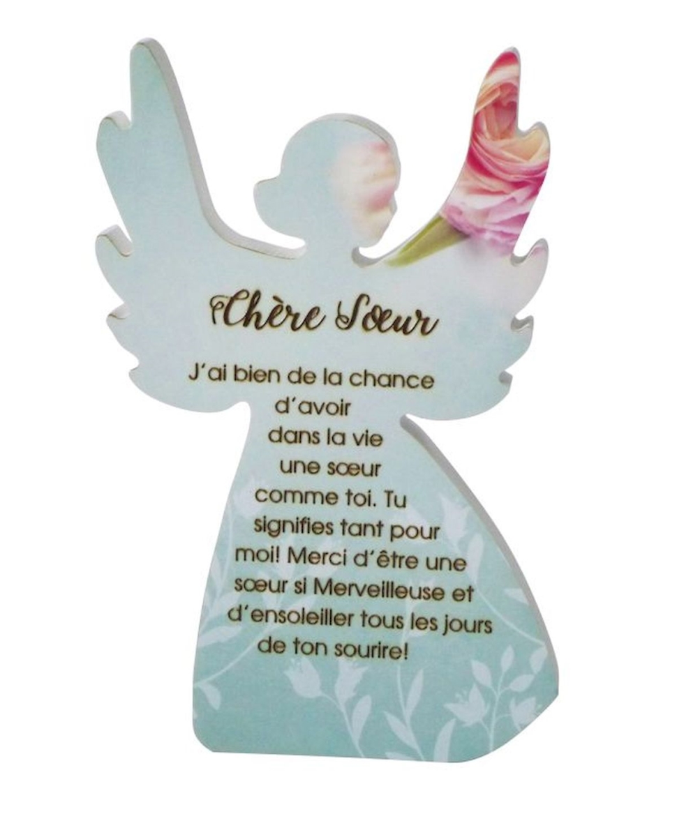 Ange Avec Dits - Chere Soeur Plaque