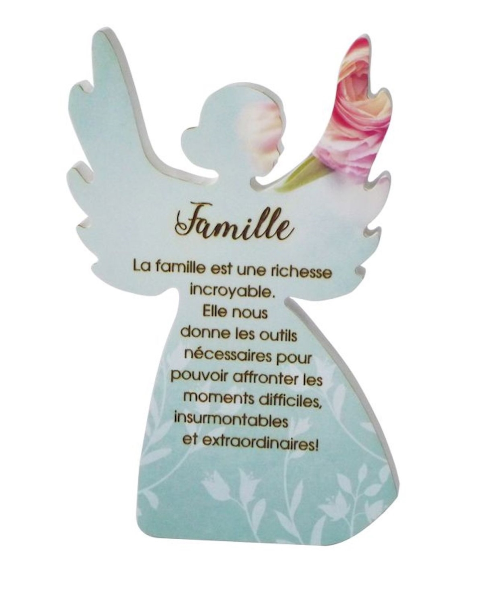SC-FY314 Ange Avec Dits - Famille Plaque