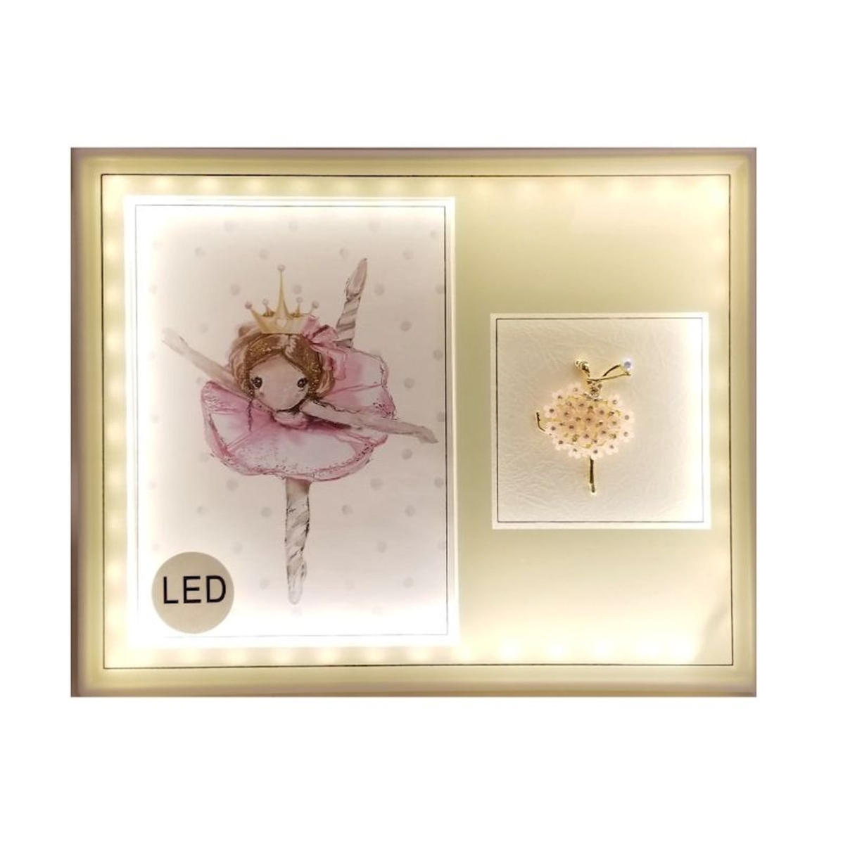 SC-PCA043 LED Ballerina Picture Frame