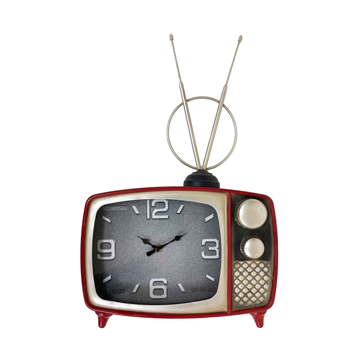 Picture of Mr. MJs Trading BM-TC1998 Classic TV Table Clock&#44; Red