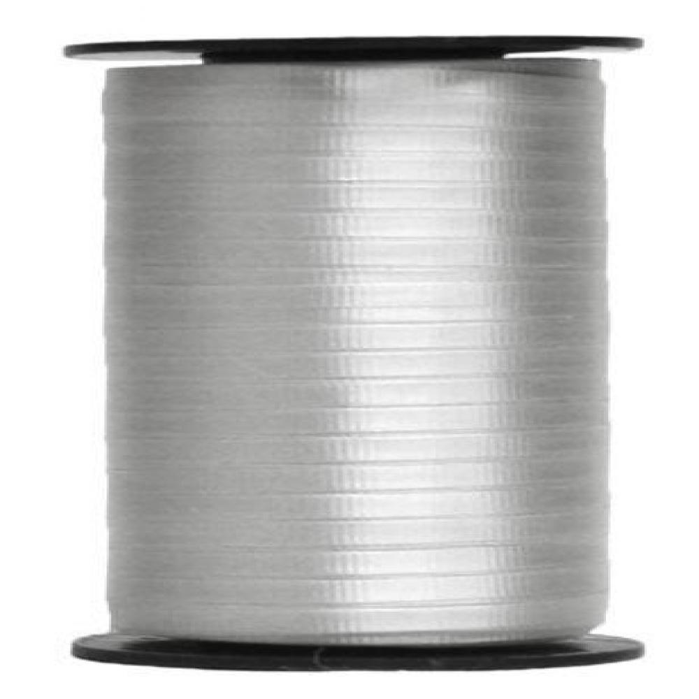AI-20-Q01 0.18 in. x 100 Yards Silver Curling Ribbon