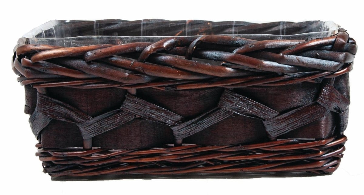 AI-2250MAH-Q01 Mahogany Brown Wicker Basket