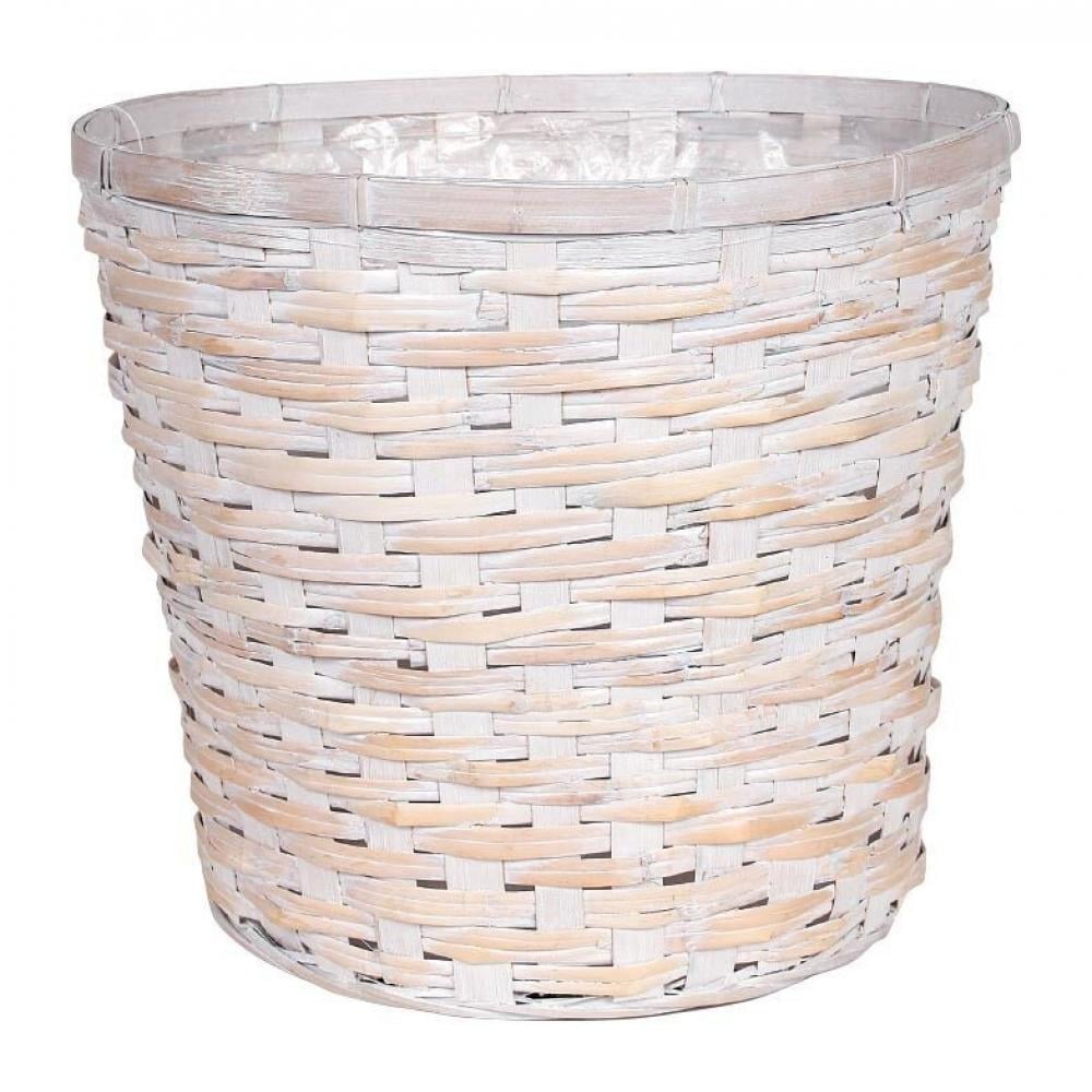 AI-3550WWR-Q01 10.5 in. White Weave Planter