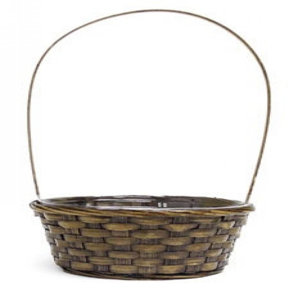 Picture of MDR Trading AI-4520GB-Q01 Bamboo Woven Long Handled Basket, Brown