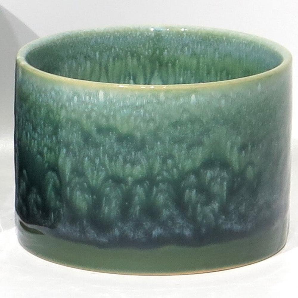 AI-CE00-161-Q01 Marine Green Reactive Glaze Ceramic Planter