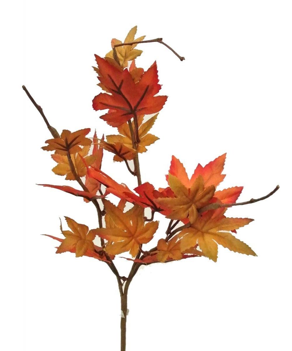 Picture of MDR Trading AI-FL2374AUT-Q01 Autumn Maple Leaves Pick Faux Plants & Trees&#44; Brown&#44; Orange & Yellow