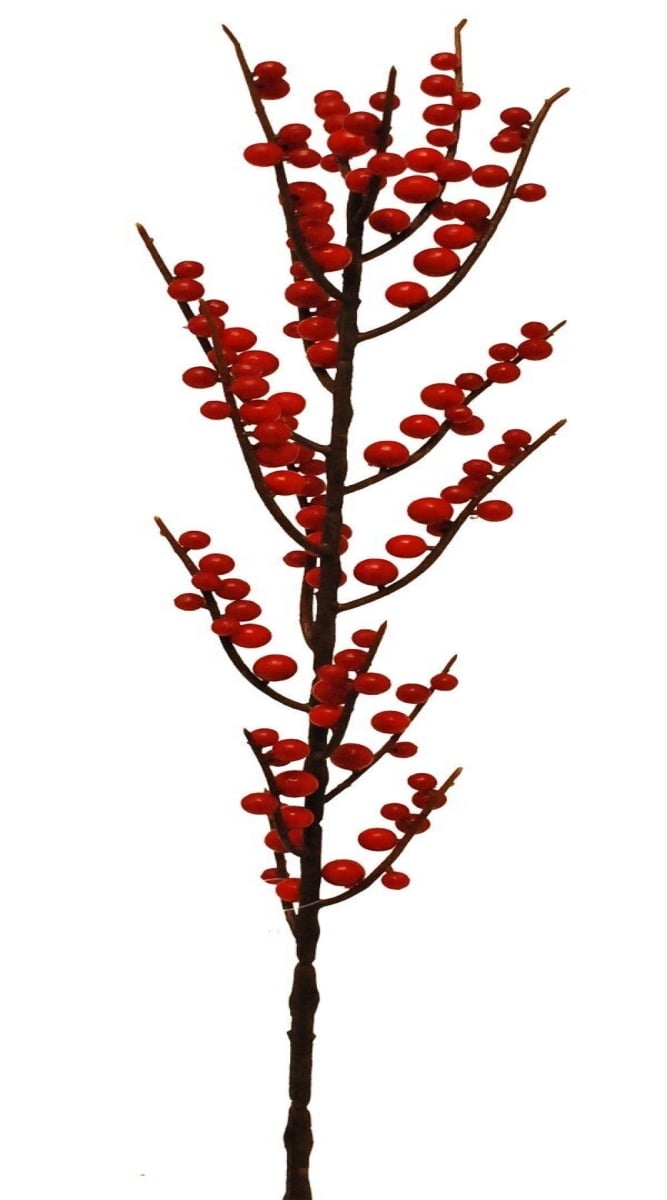 AI-FL6213BRD-Q01 Ilex Red Berry Branch Pick