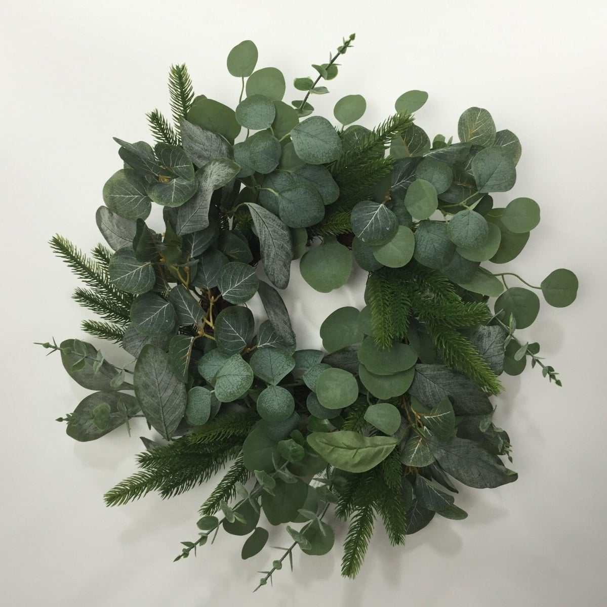AI-FL7135-Q01 20 in. Mixed Green Wreath